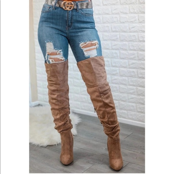 Knee high thigh high boots - Picture 1 of 9